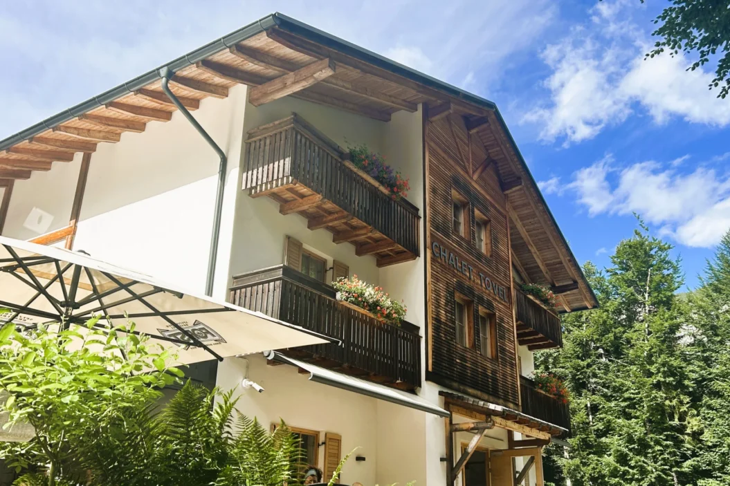 Chalet Tovel in Brenta Dolomites.