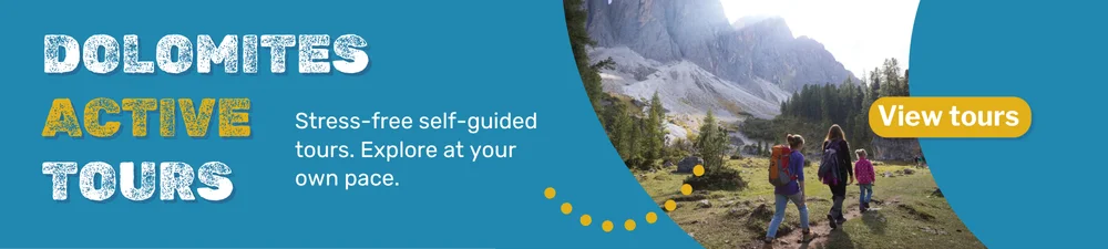 Dolomites Active Tours - Stress-free self-guided tours. Click to View Tours.