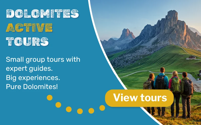 Dolomites Active Tours - Small group tours. Big experiences. Pure Dolomites! Click to View Tours.