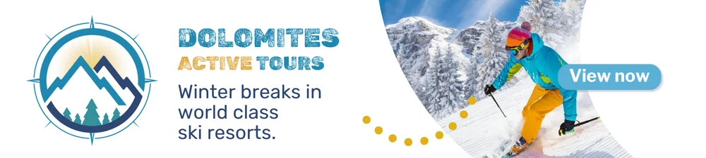 Dolomites Active Tours - Winter breaks in world class ski resorts. Click to View Holidays.