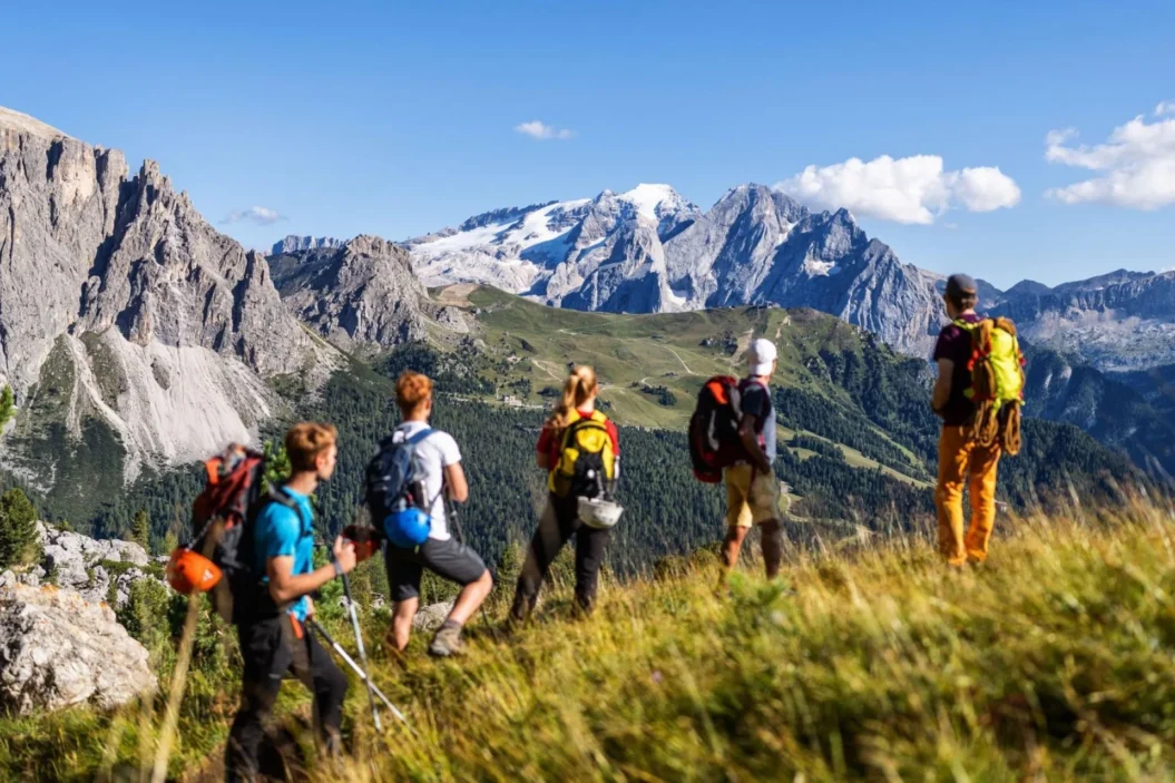 Hiking Group at Val di Fassa.