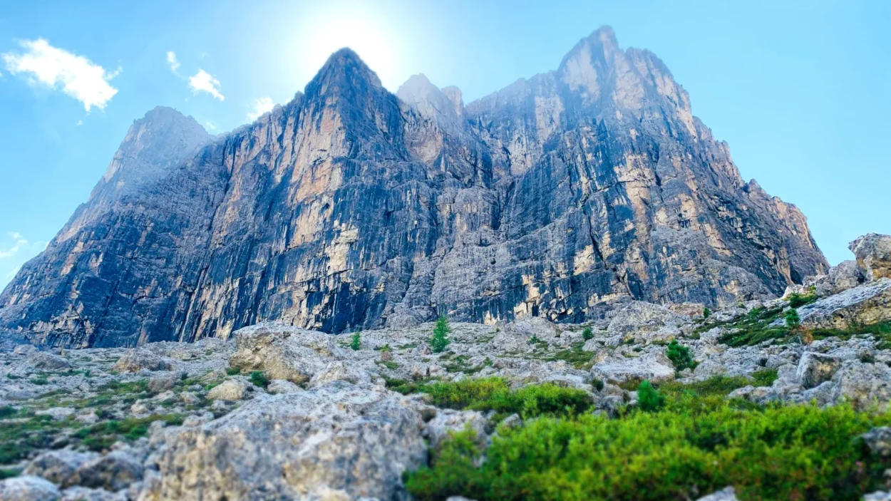 Mountainscape at Val Gardena.