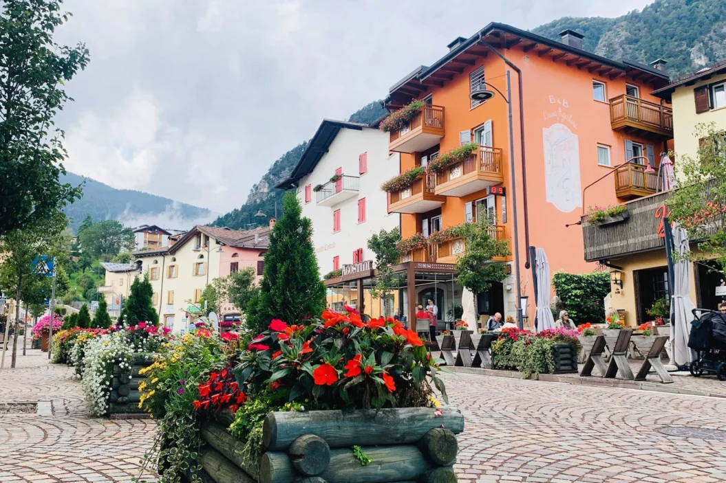 Village of Fai della Paganella.