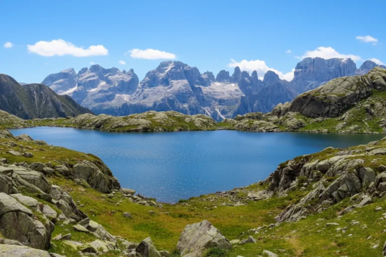 Lago di Cornisello in the Brenta Dolomites.