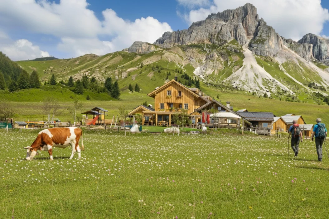 Rifugio Fuciade in Passo San Pellegrino