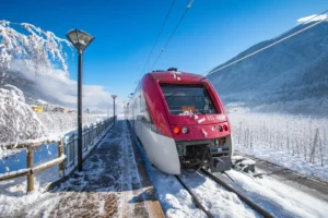 Ski Train from Trento to Folgarida Marilleva.