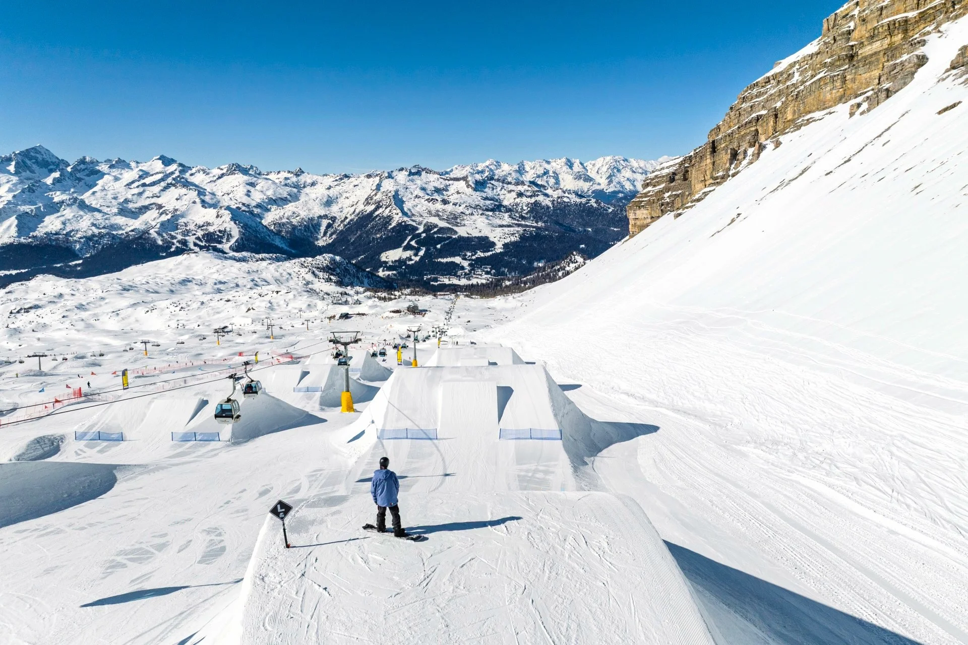 Ursus snow park at Madonna di Campiglio, Trentino, Italy Ursus snow park at Madonna di Campiglio, Trentino, Italy.