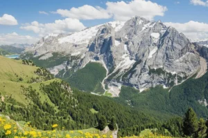 View across to Marmolada's South Face.