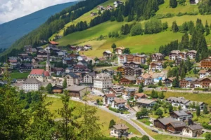 Village of Santa Cristina in Val Gardena.