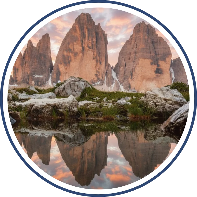 Tre Cime at Sunset