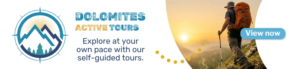 Dolomites Active Tours - Self-Guided Hiking Tours. Click to View Tours.
