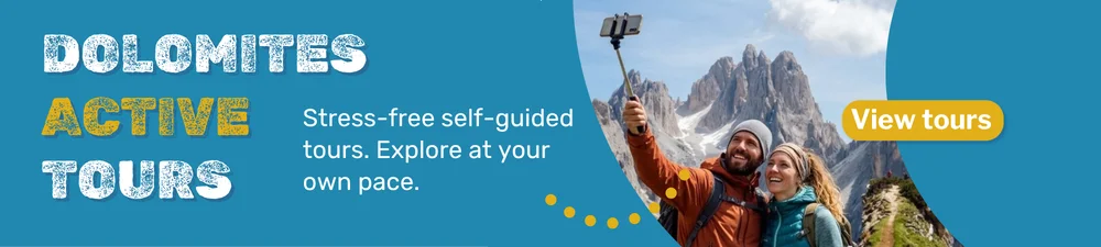 Dolomites Active Tours - Stress free self-guided hiking tours. Click to View Tours.