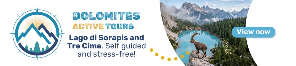 Dolomites Active Tours - Lago di Sorapis & Tre Cime di Lavaredo Self Guided Tour. Click to View Tours.