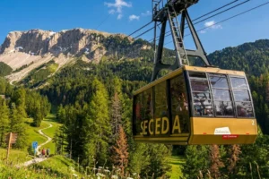 Seceda Ortisei Cable Car Gondola