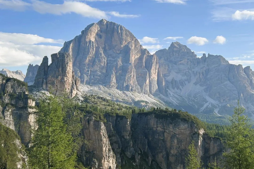 Cinque Torri & the Tofane.