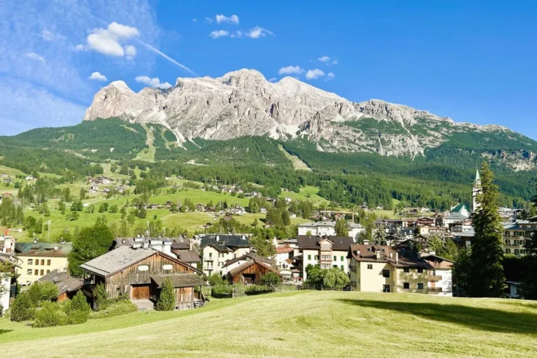 Cortina looking out to the Tofane.