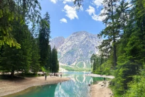 Lake Braies from the north.