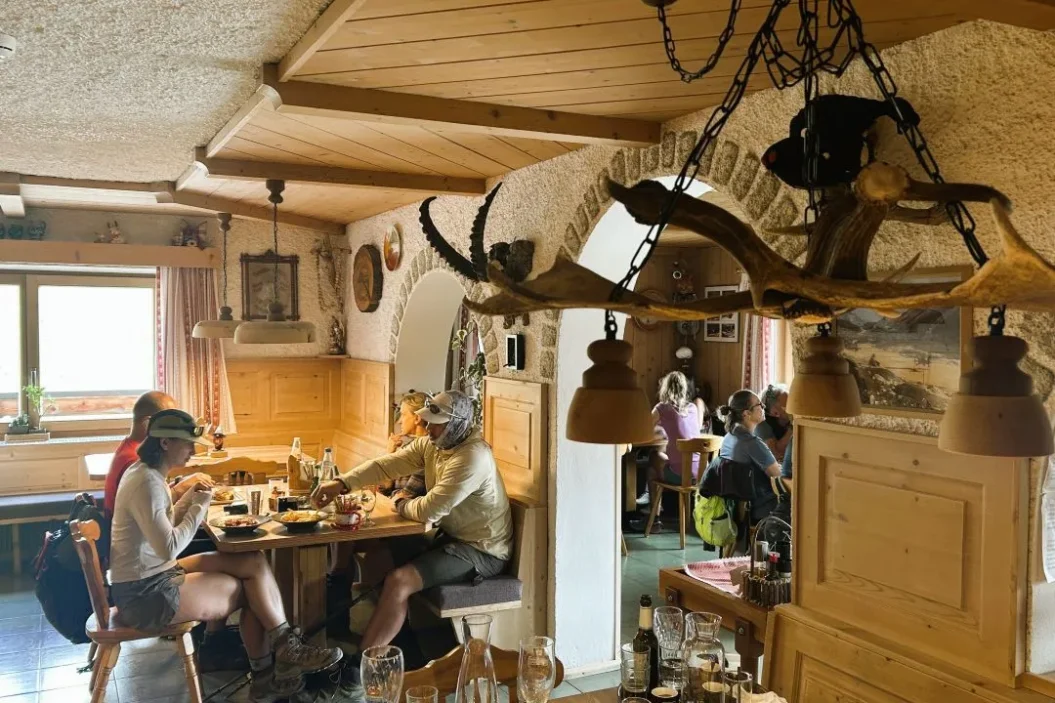 Lunch at Rifugio Sennes.