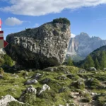 Super interesting terrain between Cinque Torri & Passo Giau.