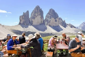 Tre Cime - rifugio lunch with a view!
