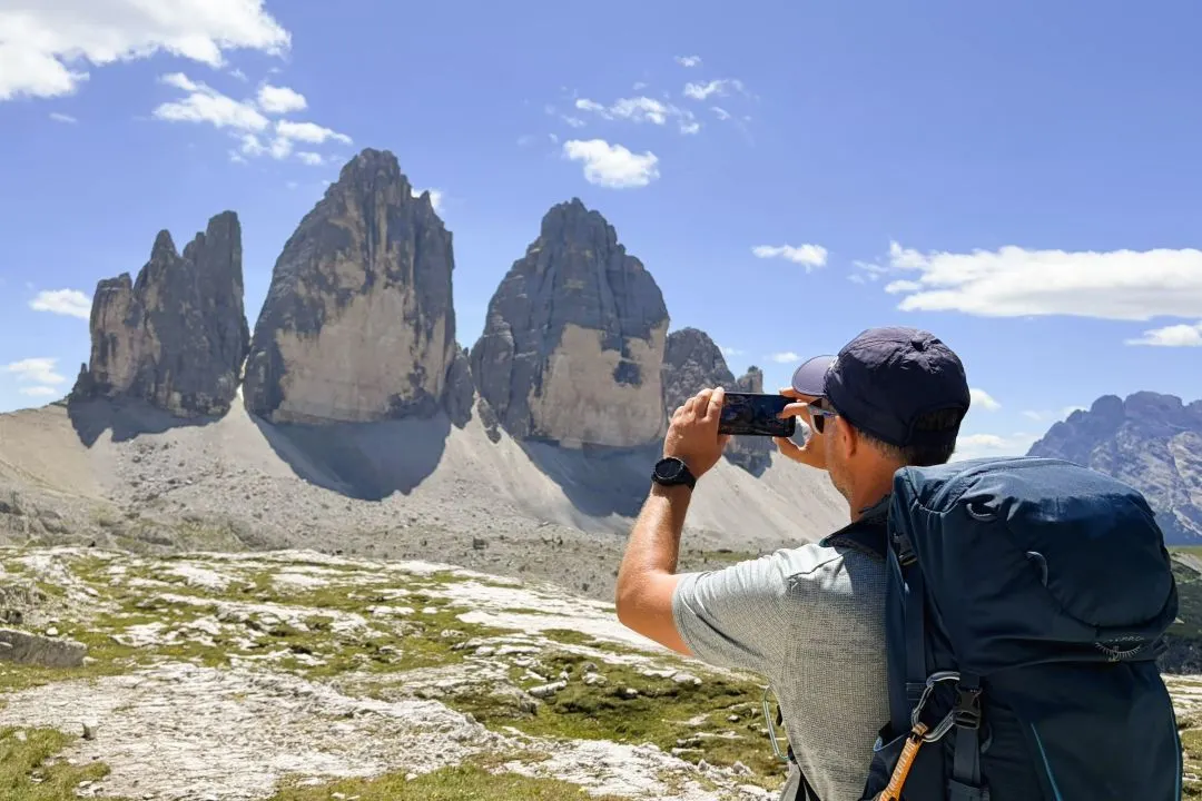 We are all photographers at Tre Cime!
