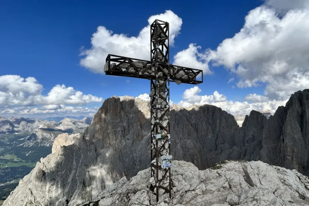 Summit Cross of Sasso Piatto.
